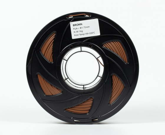 Фото 5 - Коричневий PLA Plus (ПЛА плюс) пластик філамент для 3D принтера 1кг, 1.75мм, 330м Filament