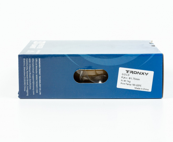Фото 5 - Золотий PLA пластик Tronxy для 3D принтера 340m | 1 кг | 1,75 мм