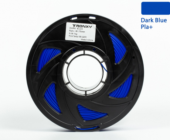 Фото 6 - Темно-синій PLA пластик Tronxy для 3D принтера 340м | 1 кг | 1,75 мм