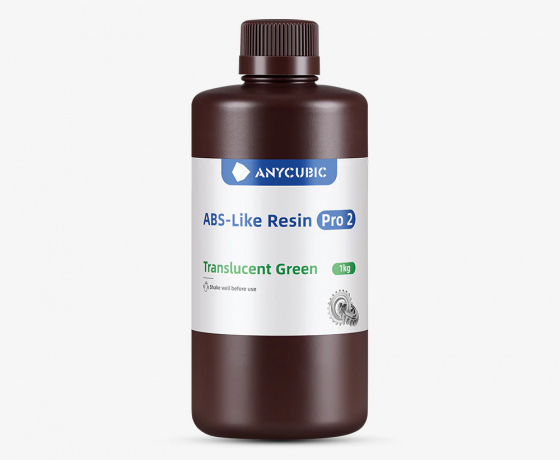 Фото 2 - Фотополімер Anycubic ABS-Like Resin Pro 2 Зелений (напівпрозорий)