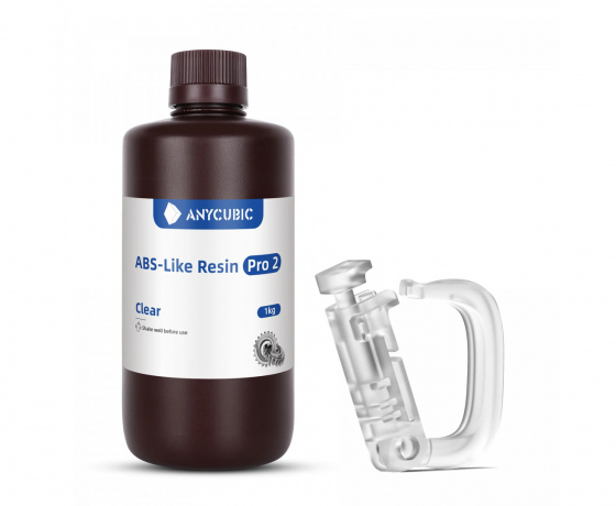 Фото 2 - Фотополімер Anycubic ABS-Like Resin Pro 2  Прозорий