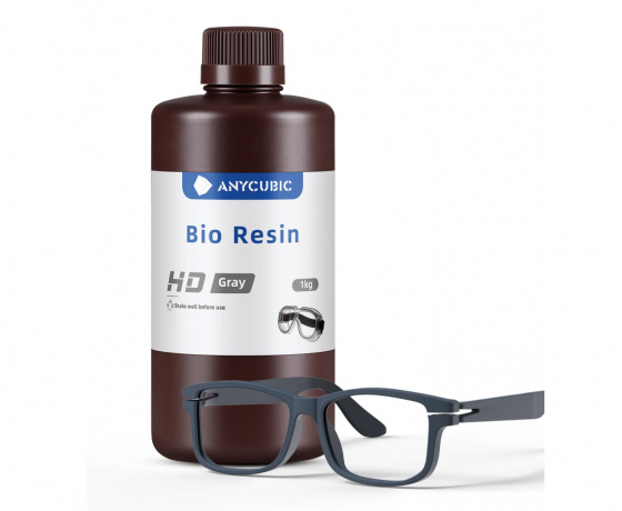 Фото 2 - Фотополімерна Біо смола Сіра HD Anycubic