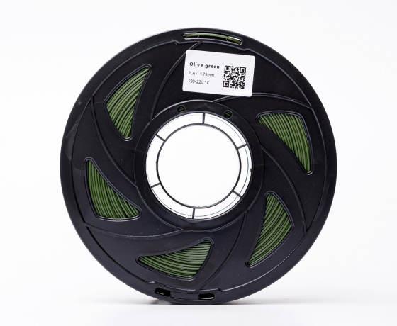 Фото 4 - Хакі Оливково-зелений пла плюс пластик для 3D принтера ✪1кг✪1.75мм Pla plus olive green
