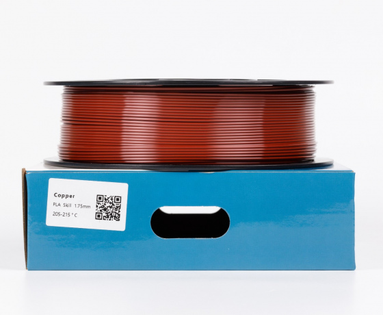 Фото 2 - Мідь Пла Пластик Шовковий \ PLA SILK Copper 1кг | 1.75мм | 330м