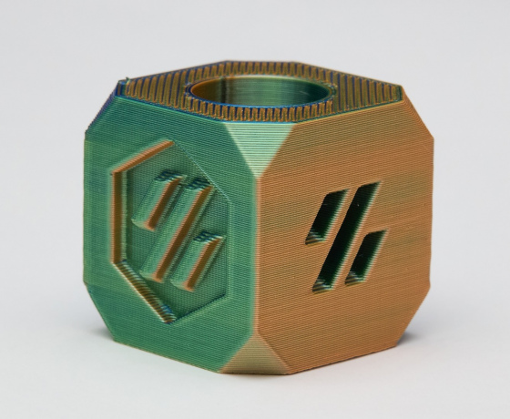 Фото 9 - Помаранчевий Синій Зелений Шовковий Пла Пластик | PLA SILK Orange Blue Green1кг | 1.75мм | 330м