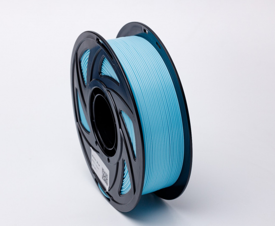 Фото 4 - Водно-блакитний PETG (ПЕТГ) coPET пластик для 3D принтера | WaterBlue PETG 1кг | 1.75мм | 330м