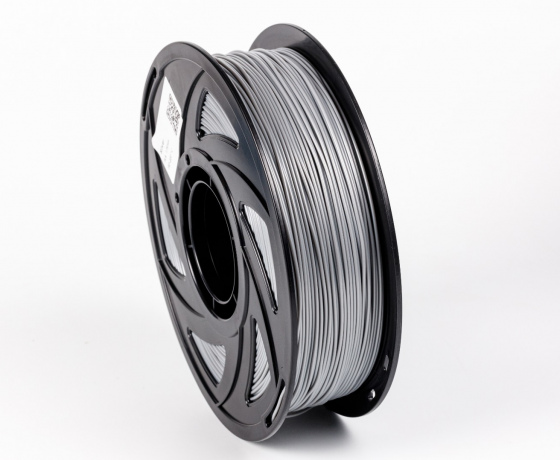 Фото 6 - Срібний PLA пластик для 3D принтера | Pla Silver 1кг | 1.75мм | 330м