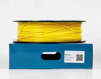 Жовтий PETG (ПЕТГ) coPET пластик для 3D принтера | Yellow PETG 1кг | 1.75мм | 330м